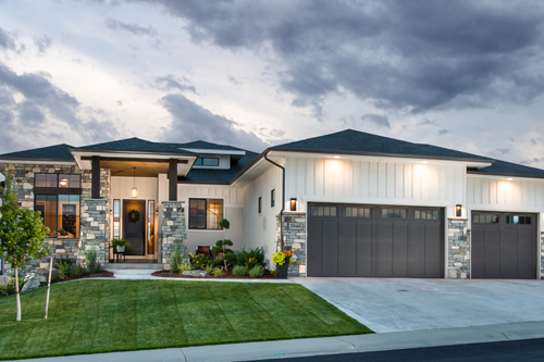 Exterior image of home with link to detail page